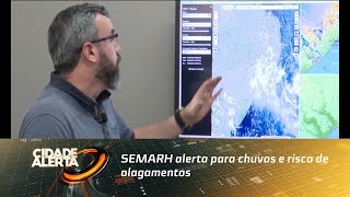 SEMARH alerta para chuvas e risco de alagamentos em algumas regiões de Alagoas