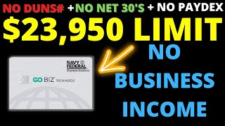 HOW TO GET $25000 NAVY FEDERAL BUSINESS CREDIT CARD WITH NO BUSINESS INCOME?