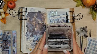 Winter is coming ❄️ | ASMR Freezing collage for warm vibes | Scrapbooking | Dream Hut