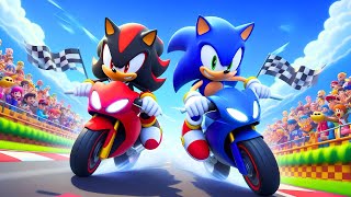 SONIC x SHADOW GENERATIONS Ultimate Motor Speed Race? Who Will Win? | Sonic The Hedgehog 3 Animation