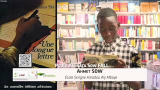 #LHV, Finaliste 2024 – Ahmet SOW – École Serigne Amadou Aly MBAYE - GRAINES DE CHAMPIONS, BRAVO