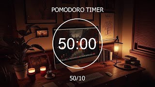 7-Hours 50/10 Pomodoro Timer • Deep Lofi Music to Focus on Study / Work • Focus Station