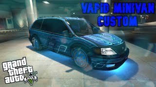 Vapid Minivan Custom (Customization) || Gta 5 Online