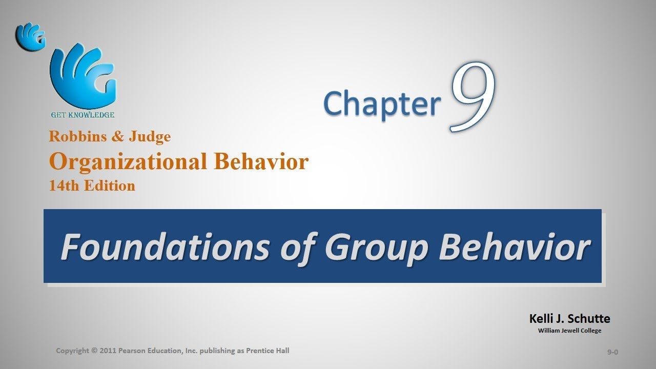 Foundation Of Group Behavior | Organizational Behavior (Chapter 9 ...