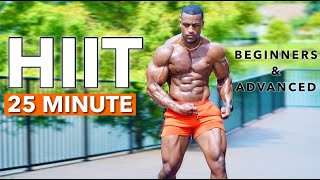 Effective Full Body HIIT Routine | Fat Burning + Muscle Building Workout (25 MINUTES)