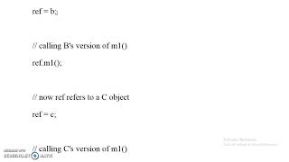 JAVA | Dynamic method Dispatch | module 2
