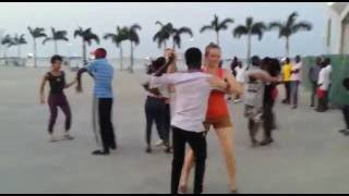 Dancing Semba / Kizomba in Luanda, Angola - Pires and Carolyn