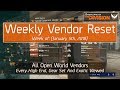 The Division Weekly Vendor Reset (January 5th, 2018) - All Open World Vendors