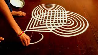 Easy 2*2 padikolam designs| Simple muggulu designs| easy rangoli designs| Beginners kolam