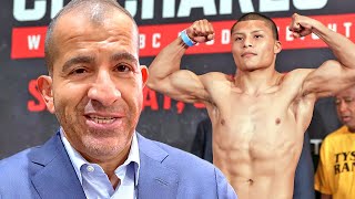 STEPHEN ESPINOZA SAYS ISAAC CRUZ AVOIDED BY FIGHTERS! QUESTIONS ROLLY’S CHIN IN GERVONTA FIGHT