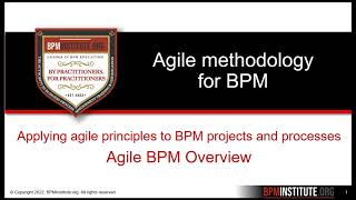 Agile Methodology for BPM Short Preview