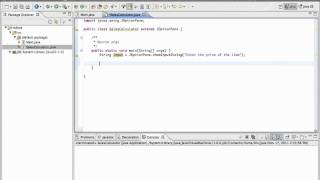 Java JOptionPane: making windows Tutorial