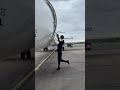 struggling to open the plane door shortsvideo