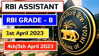 RBI Assistant 2023 Notification | RBI Grade B 2023 Notification - Roast