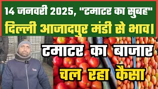 14 जनवरी 2025  टमाटर का भाव Azadpur Delhi Mandi Today #delhifruitmarket #tomato #tomatoes #dmttv