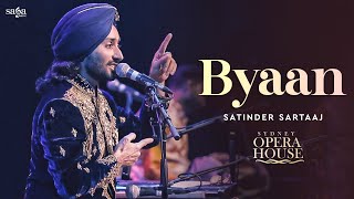 Byaan (Live Performance) - Satinder Sartaaj | New Punjabi Song 2022 | Latest Punjabi Song 2022