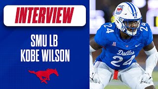 Kobe Wilson ready to elevate his game as SMU heads to ACC, comfortable with LB group in Year 2