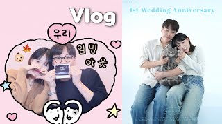 일상 VLOG 결혼1년차 임밍아웃..!!👶🏻🍁, 고양이랑 가족사진 찍기👩🏻‍❤️‍👨🏻🐱