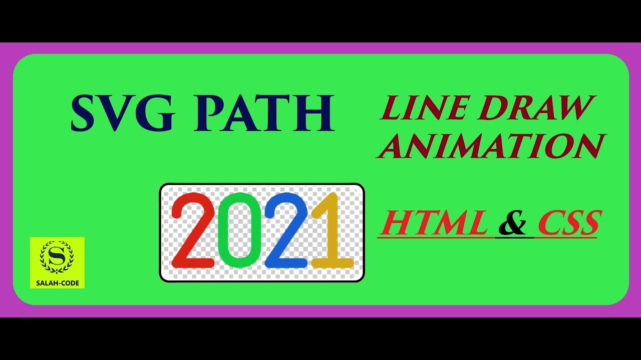 2020 Svg Animation Using Pathlength 1 With Stroke Dashoffset Tutorial