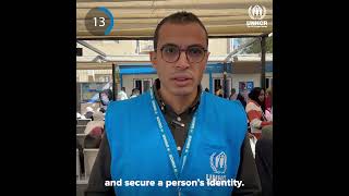 Ever wondered what the job of a UNHCR Registration Officer entails? Our colleague Ahmed explains.