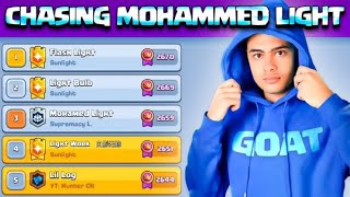 CHASING Mohammed Light on Ladder😈