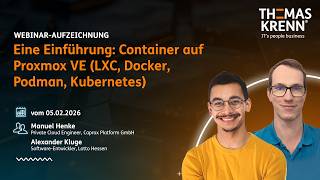 Container unter Proxmox VE: eine Einführung in LXC, Docker, Podman und Kubernetes