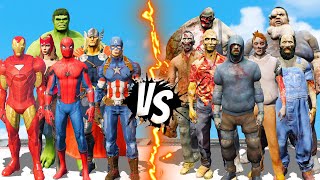 THE AVENGERS VS ZOMBIES - Iron Man, Hulk, Thor, Captain America, Spiderman vs Army of the Dead