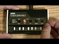 monotron analog ribbon synthesizer guided tour in the studio with korg