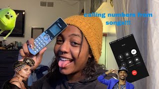 Calling Phone Numbers From Songs ☎️