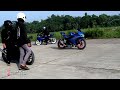 ngabuburit berujung balapan cbr150 vs gsx vs r15 vs r25