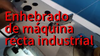 Enhebrado de máquina recta industrial Hércules He2000a