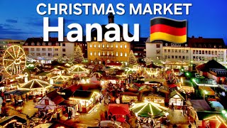 Hanau 🇩🇪 Best German Christmas Market - Christmas Walking Tour 2024