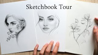 SKETCHBOOK TOUR 2019 - My Latest Sketches - Silvie Mahdal