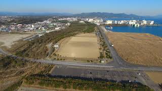 志布志湾⇒安楽川⇒潮風公園⇒志布志港⇒さんふらわあ