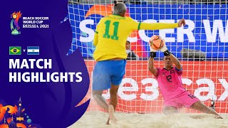 Brazil v El Salvador | FIFA Beach Soccer World Cup 2021 | Match Highlights