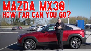 Mazda MX30 electric car, how far can it really go? Long drive on a small battery