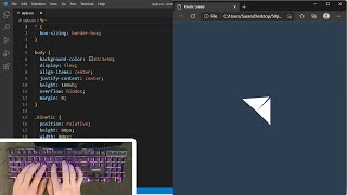 ASMR Programming - Kinetic Loader using HTML CSS - No Talking