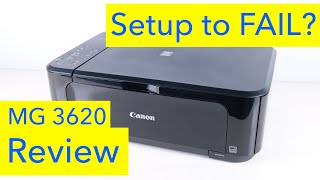 Canon Pixma MG3620 Review and Print Quality Test - Wireless All in one photo printer