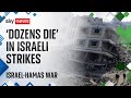 Israel 'kills dozens' in three strikes as drone launched at Netanyahu's home | Israel-Hamas War