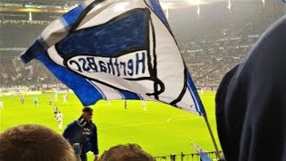 "Oh Hertha BSC - Der Meister von der Spree" im Gästeblock bei Eintracht Frankfurt!