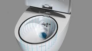 Vacuum Toilet VT1800  Water Saving Toilet uses 1.8 liters