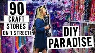 TOKYO'S FABRIC TOWN // Nippori Fabric Town in Tokyo!