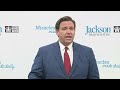 Gov. Ron DeSantis Addresses COVID Crisis During Miami Stop