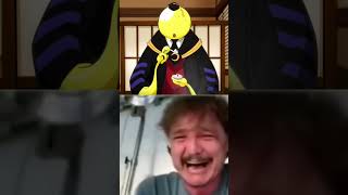 Pedro pascal crying 😭 korosensei DEATH 💔  #anime #korosensei #shorts #youtubeshorts #animeedit