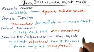 Java Distributed Object Model - Georgia Tech - Advanced Operating Systems