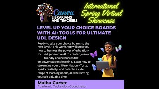 Maiba Carter - Level Up Your Choice Boards with AI: Tools for Ultimate UDL Design