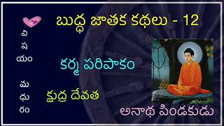 బుద్ధ జాతక కథలు - 12 (కర్మ పరిపాకం)/ bouddha jathaka kathalu/ Jathaka tales/ Telugu audio book