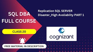 Replication configuration SQL SERVER Disaster_High Availability PART 1