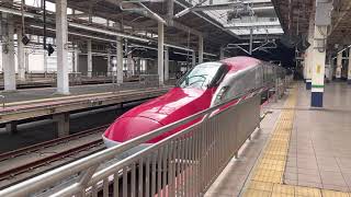 E6系秋アキZ3編成+E5系仙セシU34編成はやぶさ15号仙台行き大宮駅発車 Hayabusa No.15 Sendai