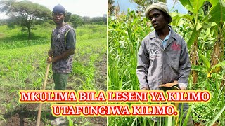 MKULIMA JIANDAE KUWA NA LESENI YA KILIMO,,MKULIMA ASIE NA LESENI ATAFUNGIWA KILIMO